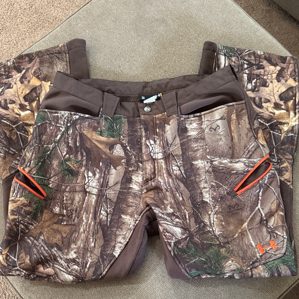 Under Armour Men's Fleece-lined Camo Pants - Hunting